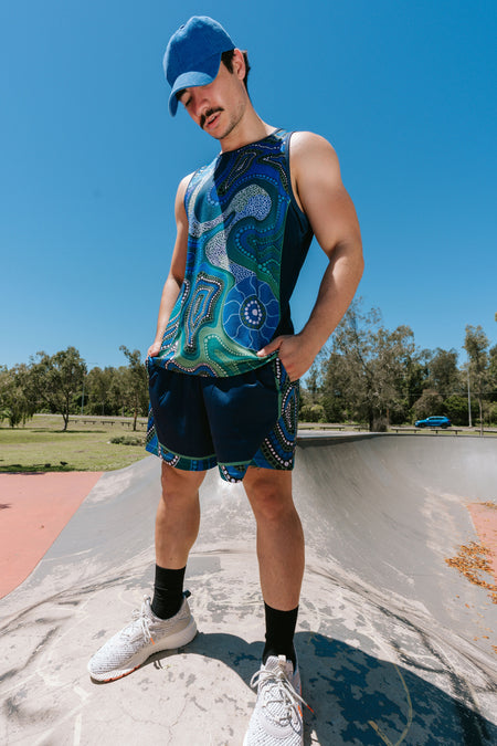 Connecting Through Culture Unisex Training Shorts