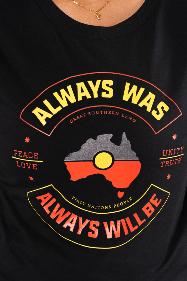Always Was - Unity & Truth Black Cotton Crew Neck Womens T-Shirt