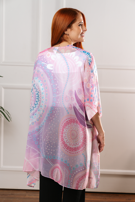 Paths That Brought Us Here NAIDOC 2026 Chiffon Shawl