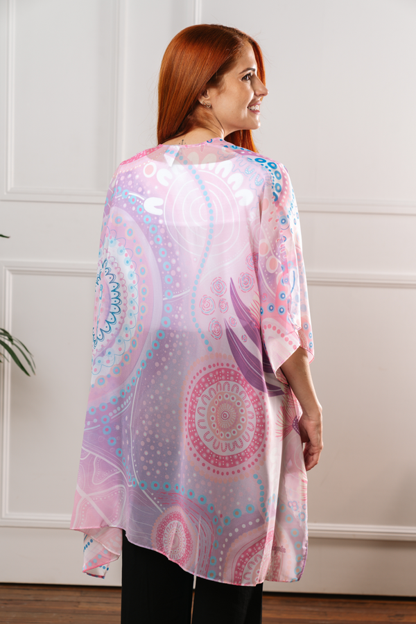 Paths That Brought Us Here NAIDOC 2026 Chiffon Shawl