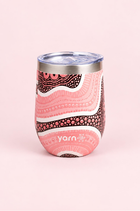 Boobie Sista Vacuum Insulated Double Walled Stainless Steel Travel Mug