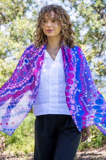 Bloodlines Of Country Rectangle Chiffon Scarf