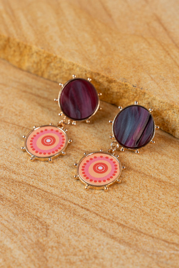 Celebration Through Generations NAIDOC 2026 Circle Earrings