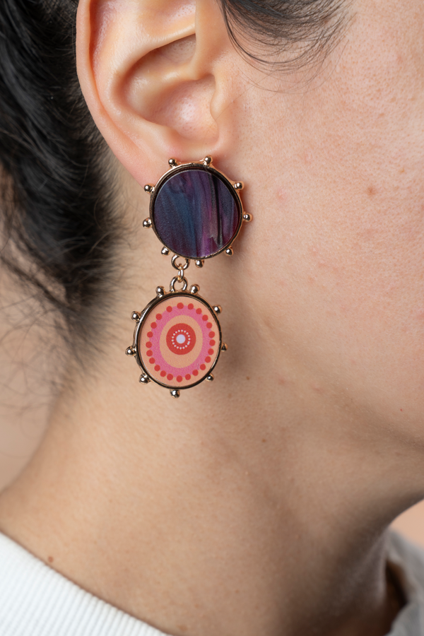 Celebration Through Generations NAIDOC 2026 Circle Earrings