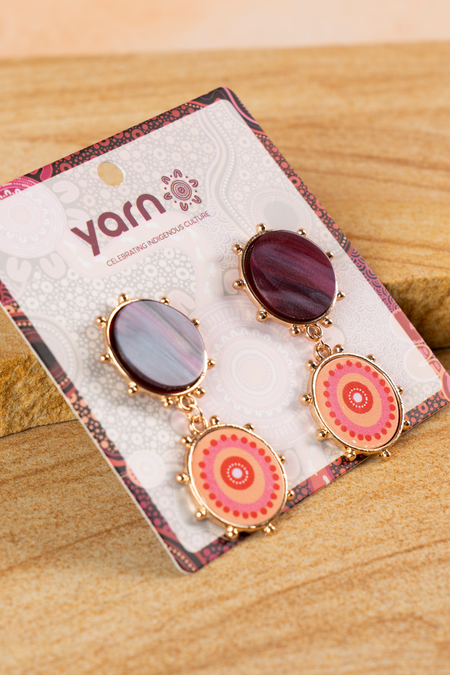 Celebration Through Generations NAIDOC 2026 Circle Earrings
