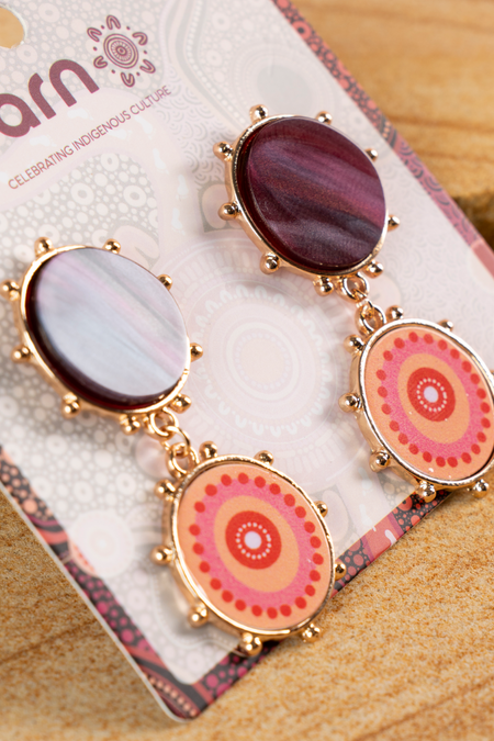 Celebration Through Generations NAIDOC 2026 Circle Earrings