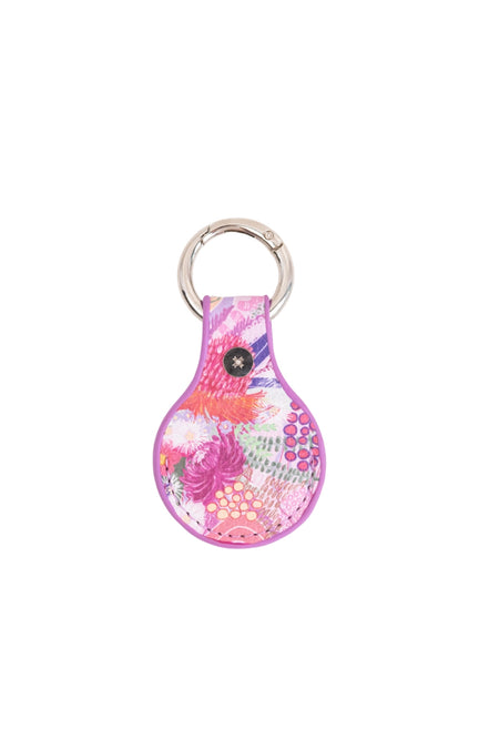 Flowers Along The River Smart Tracker Holder Keychain