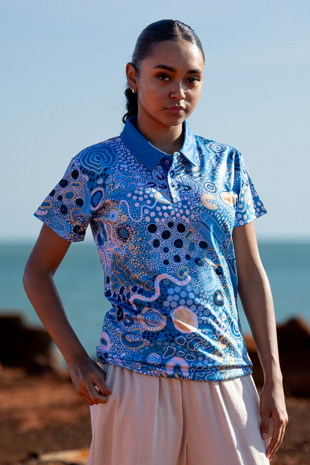 Moorditj Koorliny (Strong Journey) NAIDOC 2026 Women's Fitted Polo Shirt