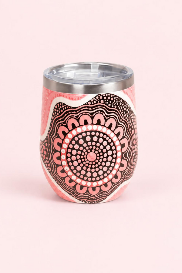 Boobie Sista Vacuum Insulated Double Walled Stainless Steel Travel Mug
