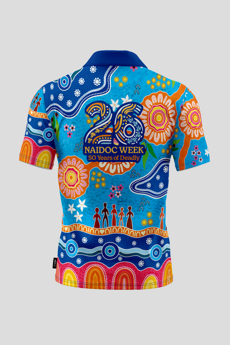 Built On Strong Shoulders NAIDOC 2026 Unisex Polo Shirt