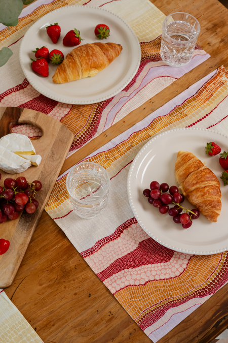 Birarr (Land Desert) Linen Blend Placemat (4 Pack)