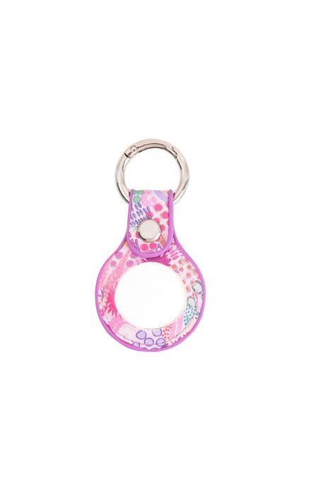Flowers Along The River Smart Tracker Holder Keychain