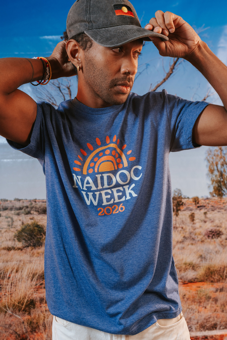 Core NAIDOC Week 2026 Ocean Marle Cotton Crew Neck Unisex T-Shirt