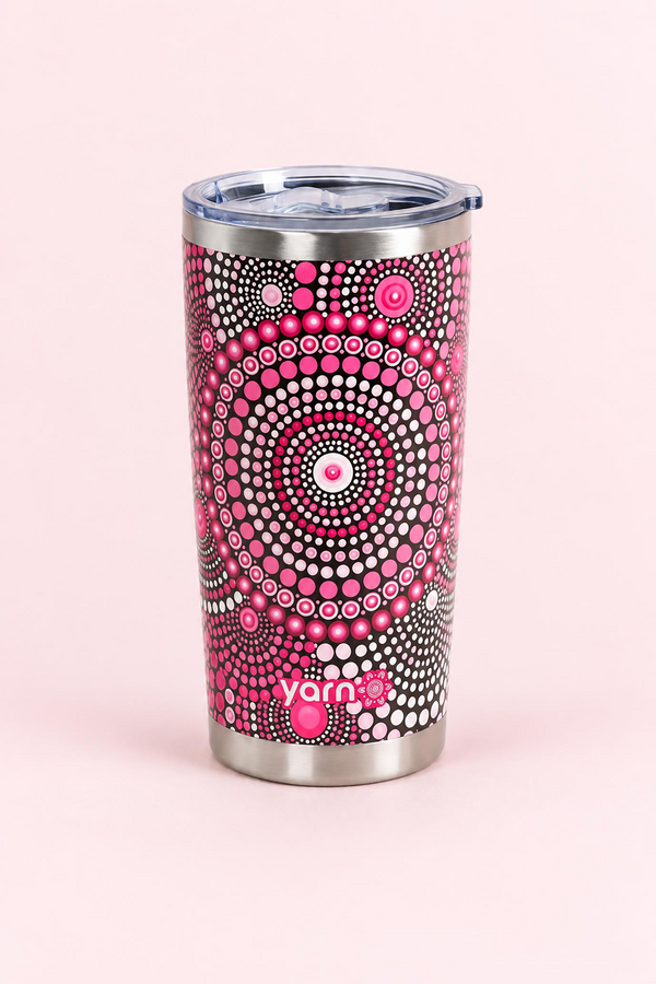 Tribe Of Women 590ml Vacuum Insulated Double Walled Stainless Steel Tumbler