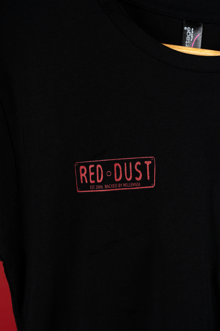 Red Dust 20 Years Black Cotton Everyday Women's T-Shirt