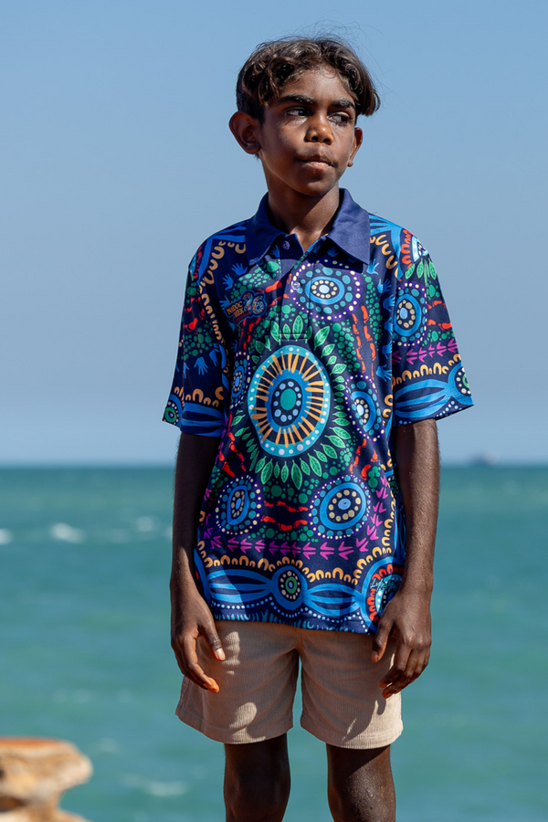 (Bulk) An Abundance Of Culture NAIDOC 2026 Kids Polo Shirt