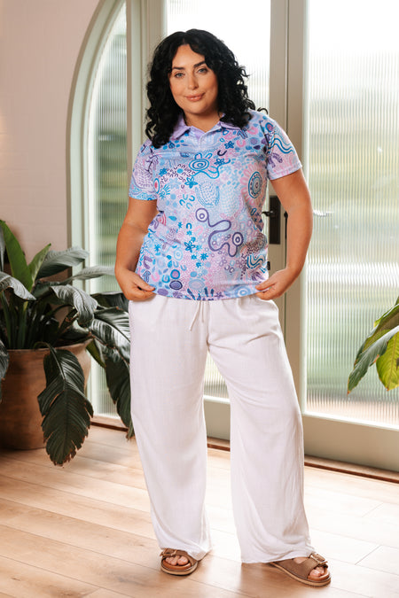 Mother Nature Women's Fitted Polo Shirt