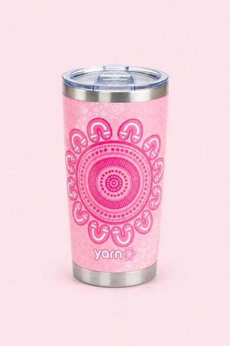 Sacred Women's Way 590ml Vacuum Insulated Double Walled Stainless Steel Tumbler