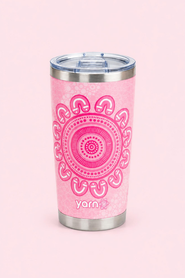 Sacred Women's Way 590ml Vacuum Insulated Double Walled Stainless Steel Tumbler
