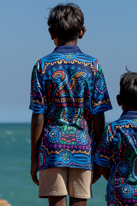 (Bulk) An Abundance Of Culture NAIDOC 2026 Kids Polo Shirt