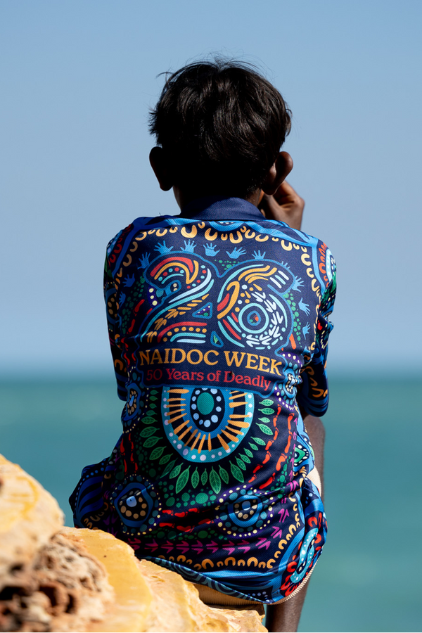 (Bulk) An Abundance Of Culture NAIDOC 2026 Kids Polo Shirt