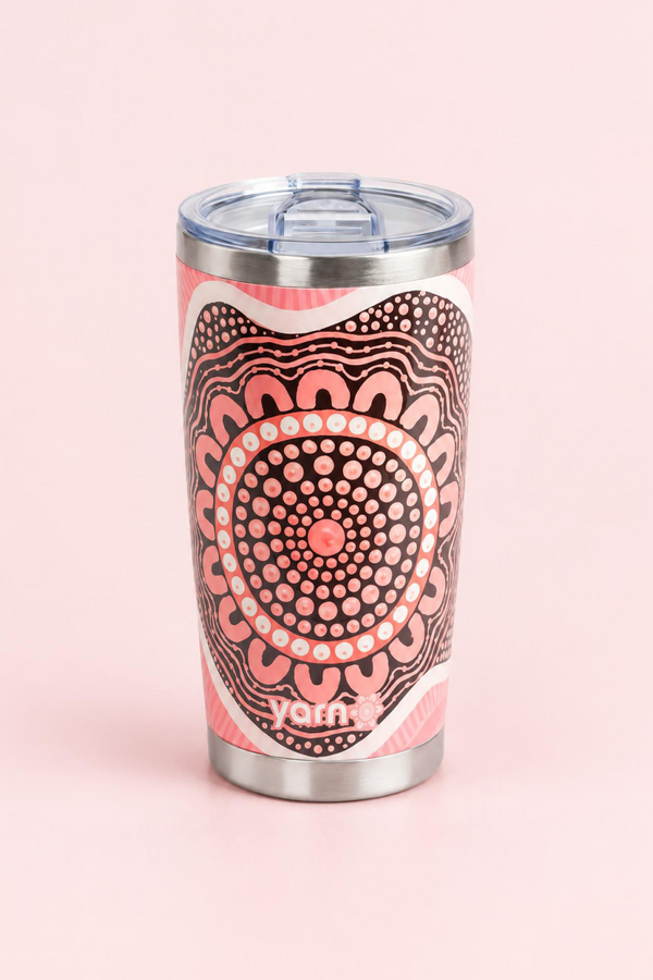 Boobie Sista 590ml Vacuum Insulated Double Walled Stainless Steel Tumbler