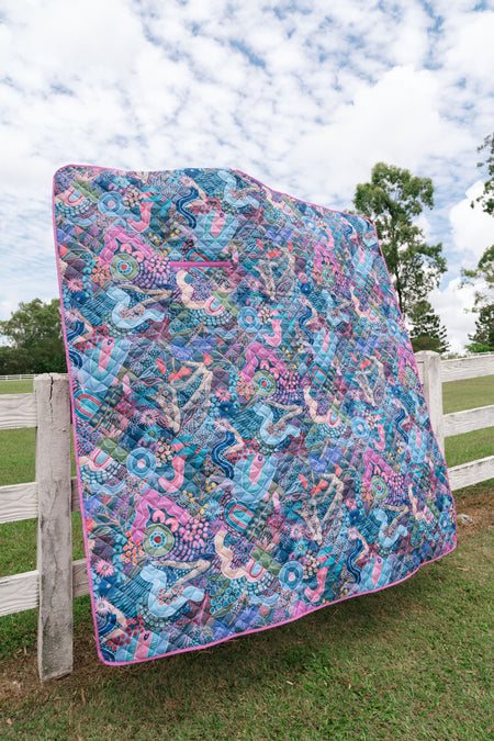 A Beautiful Life XL Sand Free Premium Quilted Picnic Rug (200cm x 200cm)