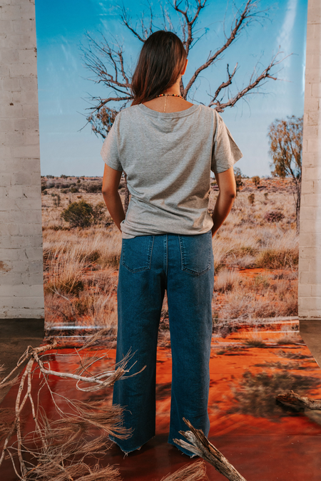 Core NAIDOC Week 2026 Grey Marle Cotton Everyday Women's T-Shirt