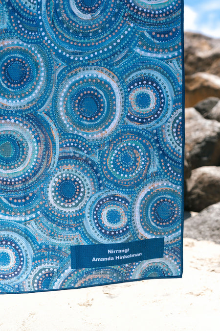 Nirrangi Sand Free rPET Beach Towel (160x160cm)