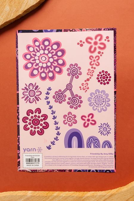 Friendship A4 Sticker Pack (3 Pack)