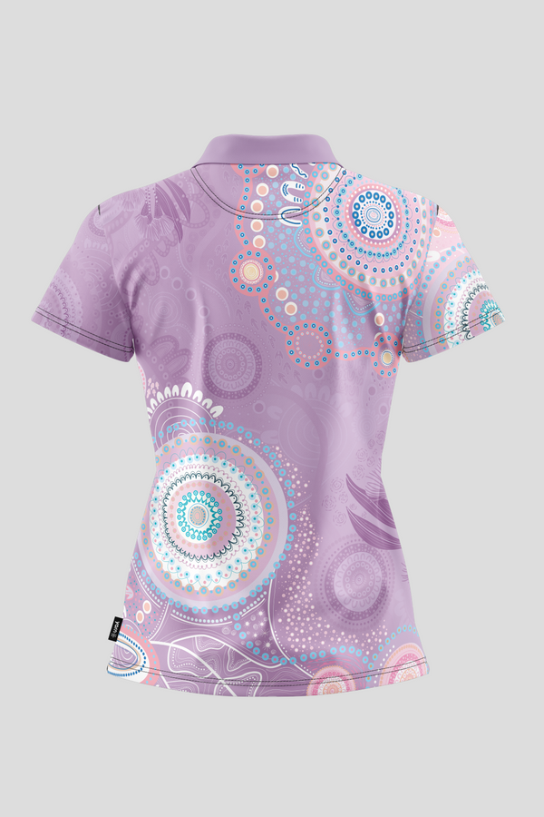 Paths That Brought Us Here Essence NAIDOC 2026 Women's Fitted Polo Shirt