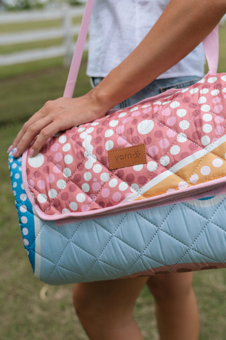 Sunset Healing XL Sand Free Premium Quilted Picnic Rug (200cm x 200cm)