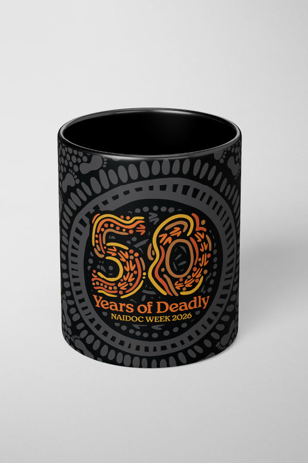50 Years of Deadly NAIDOC 2026 Ceramic Coffee Mug