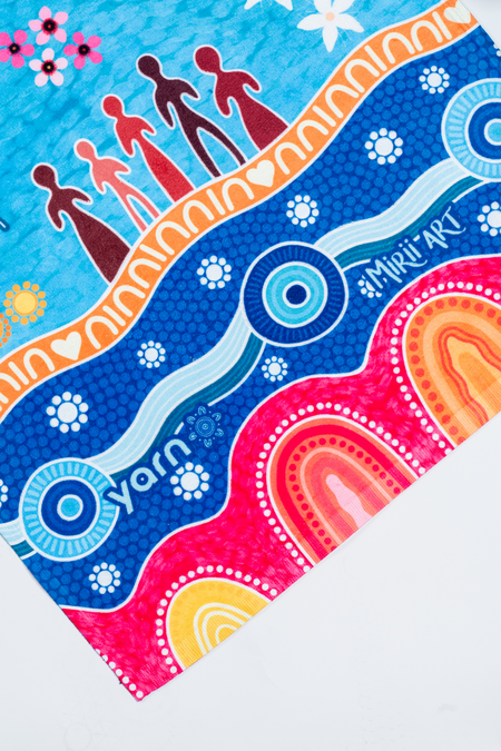 Built On Strong Shoulders NAIDOC 2026 Gym Towel