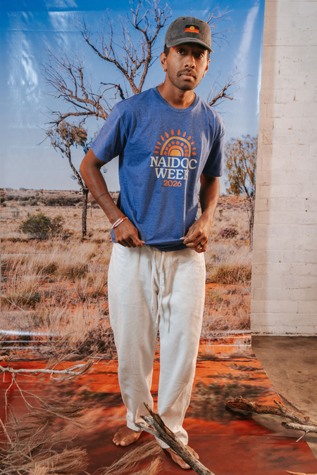 Core NAIDOC Week 2026 Ocean Marle Cotton Crew Neck Unisex T-Shirt