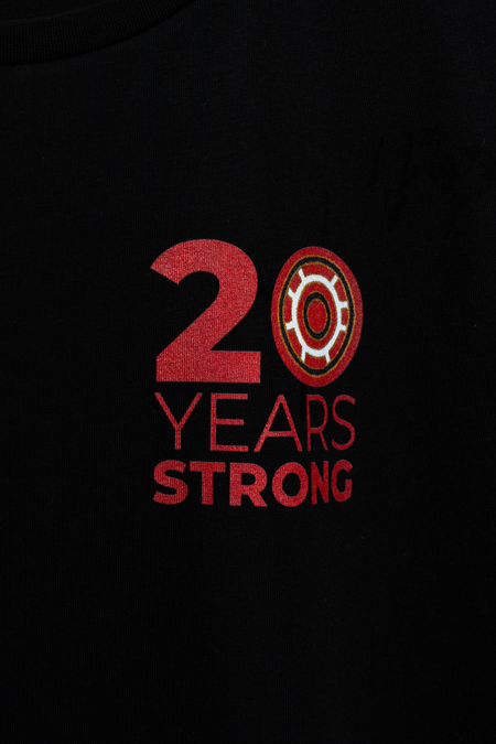 Red Dust 20 Years Black Cotton Everyday Unisex T-Shirt