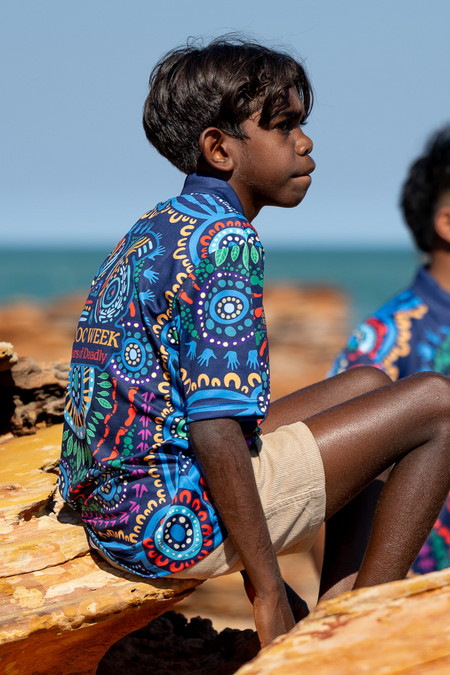 (Bulk) An Abundance Of Culture NAIDOC 2026 Kids Polo Shirt