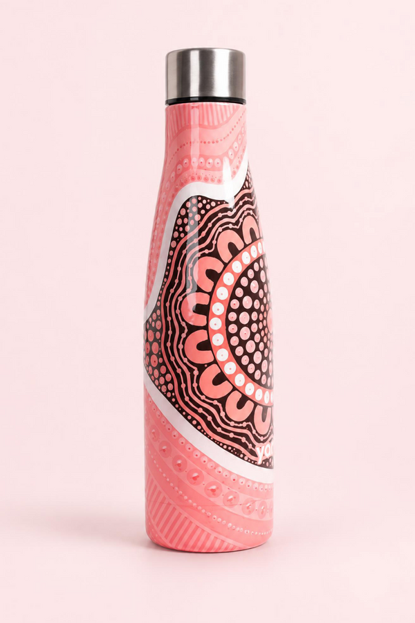 Boobie Sista Vacuum Insulated Double Walled Stainless Steel Water Bottle