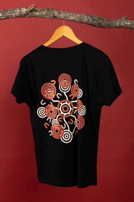 Red Dust 20 Years Black Cotton Everyday Unisex T-Shirt