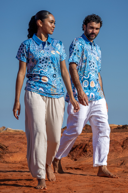 Moorditj Koorliny (Strong Journey) Unisex Polo Shirt
