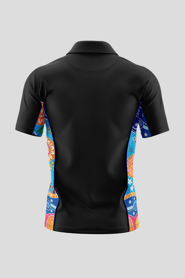 Built On Strong Shoulders NAIDOC 2026 Bamboo (Simpson) Unisex Polo Shirt