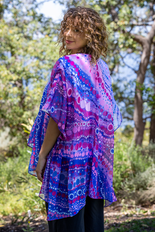 Bloodlines Of Country Chiffon Shawl