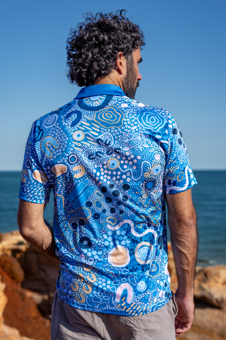 Moorditj Koorliny (Strong Journey) Unisex Polo Shirt