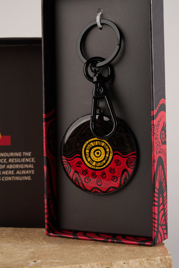 Here Always Forever Keyring