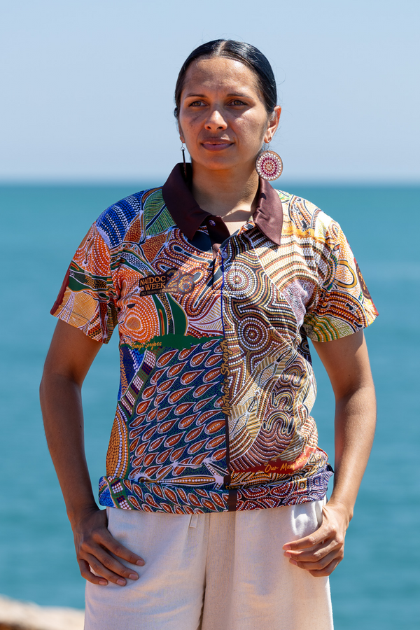 Jarrawoir NAIDOC 2026 Women's Fitted Polo Shirt