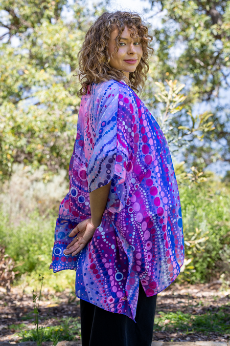 Bloodlines Of Country Chiffon Shawl