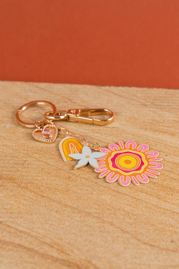 Built on Strong Shoulders Charm NAIDOC 2026 Keyring