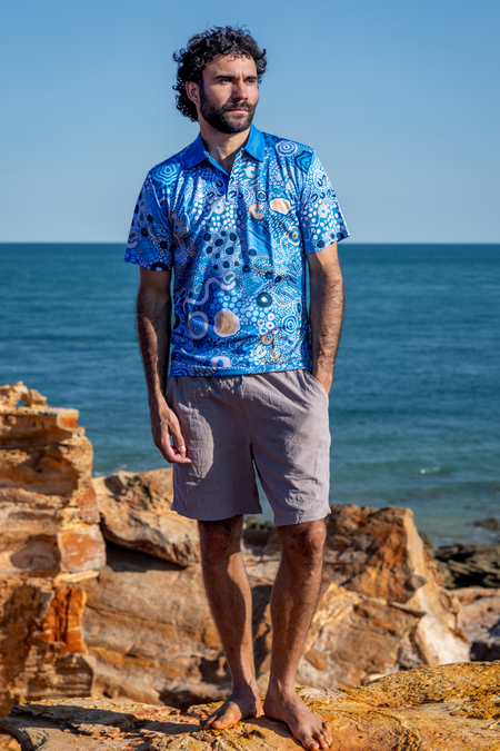 Moorditj Koorliny (Strong Journey) Unisex Polo Shirt