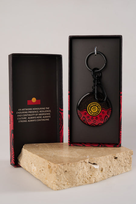 Here Always Forever Keyring