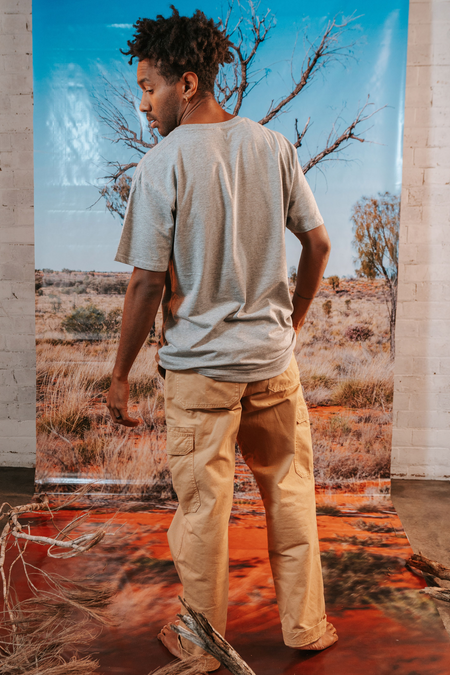 (Bulk) Circle NAIDOC Week 2026 Grey Marle Cotton Everyday Unisex T-Shirt